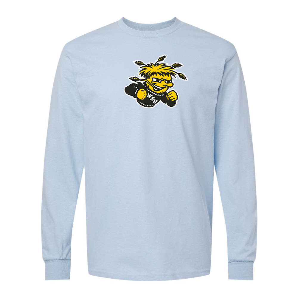 Men's Wichita State Shockers  Gildan Heavy Cotton Long Sleeve T-Shirt
